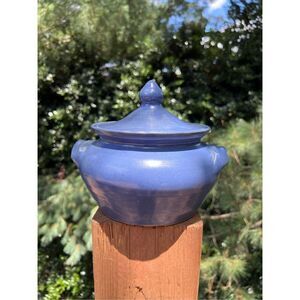 Vintage Shelton Pottery Canister Seagrove NC